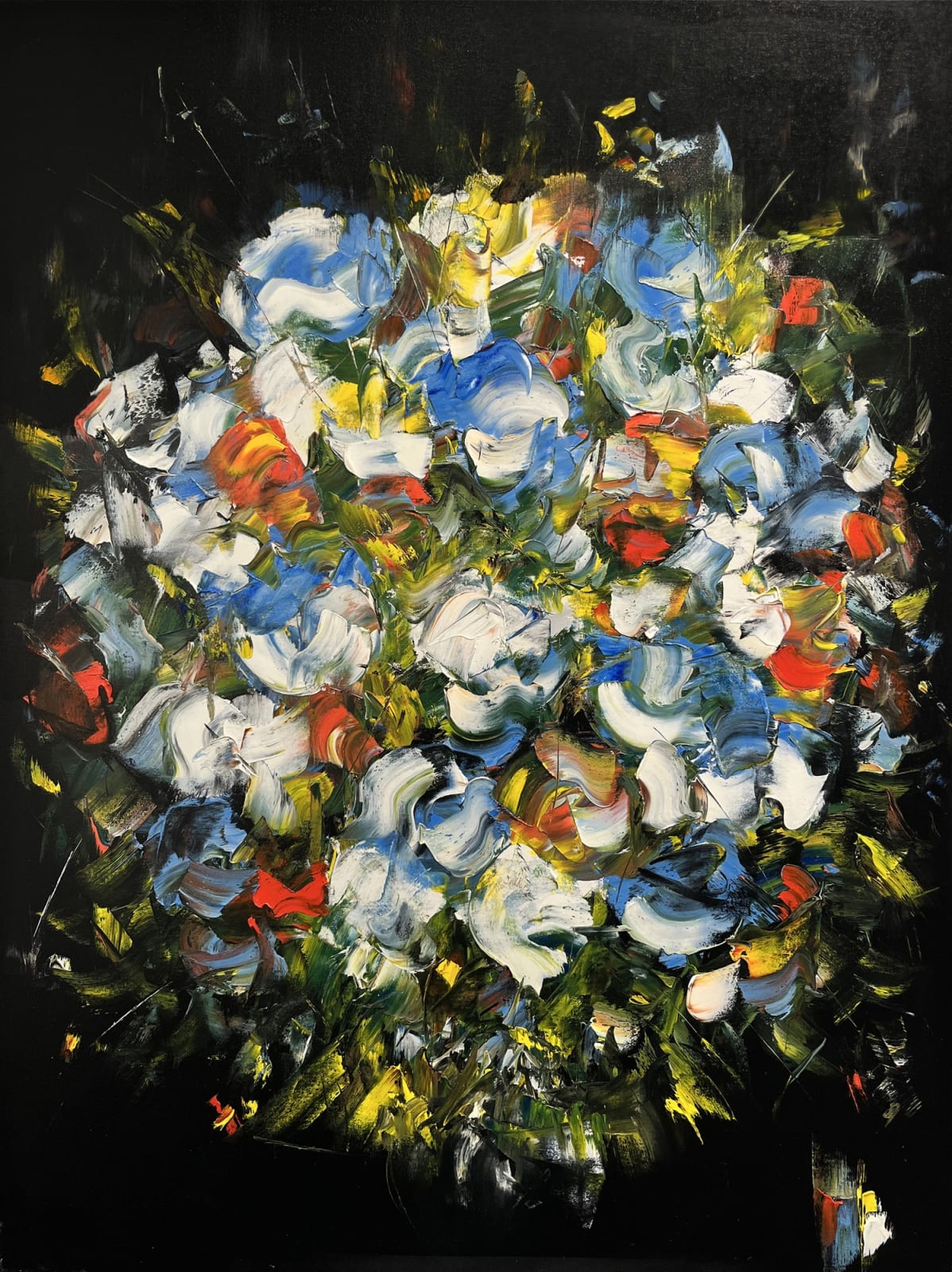 Moses Salihou, Bouquet de Fleur 2, 2024