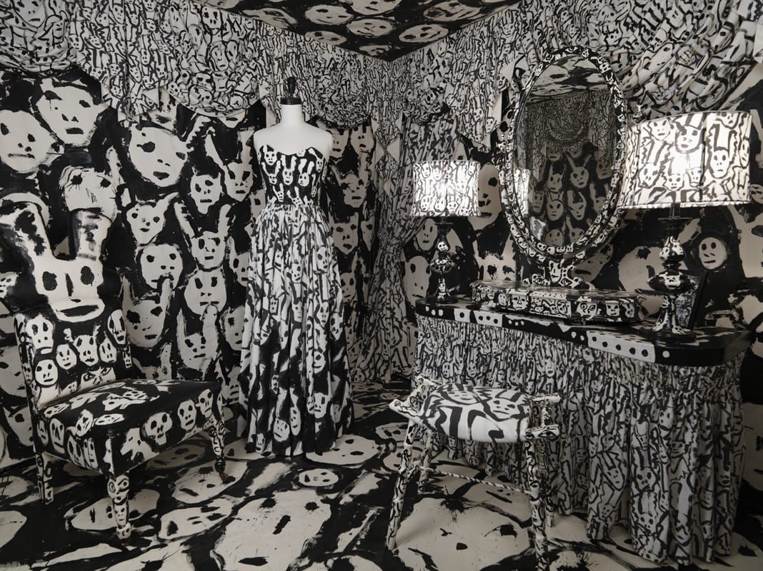 John Scott, John Scott & Elinor Rose Galbraith, Bunny Boudoir (interior detail), 1983