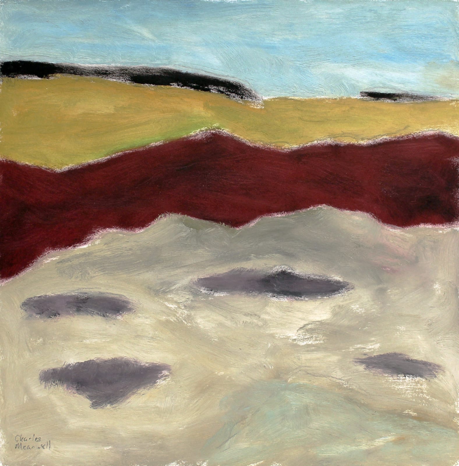 Charles Meanwell, Blue Swath II, 2022