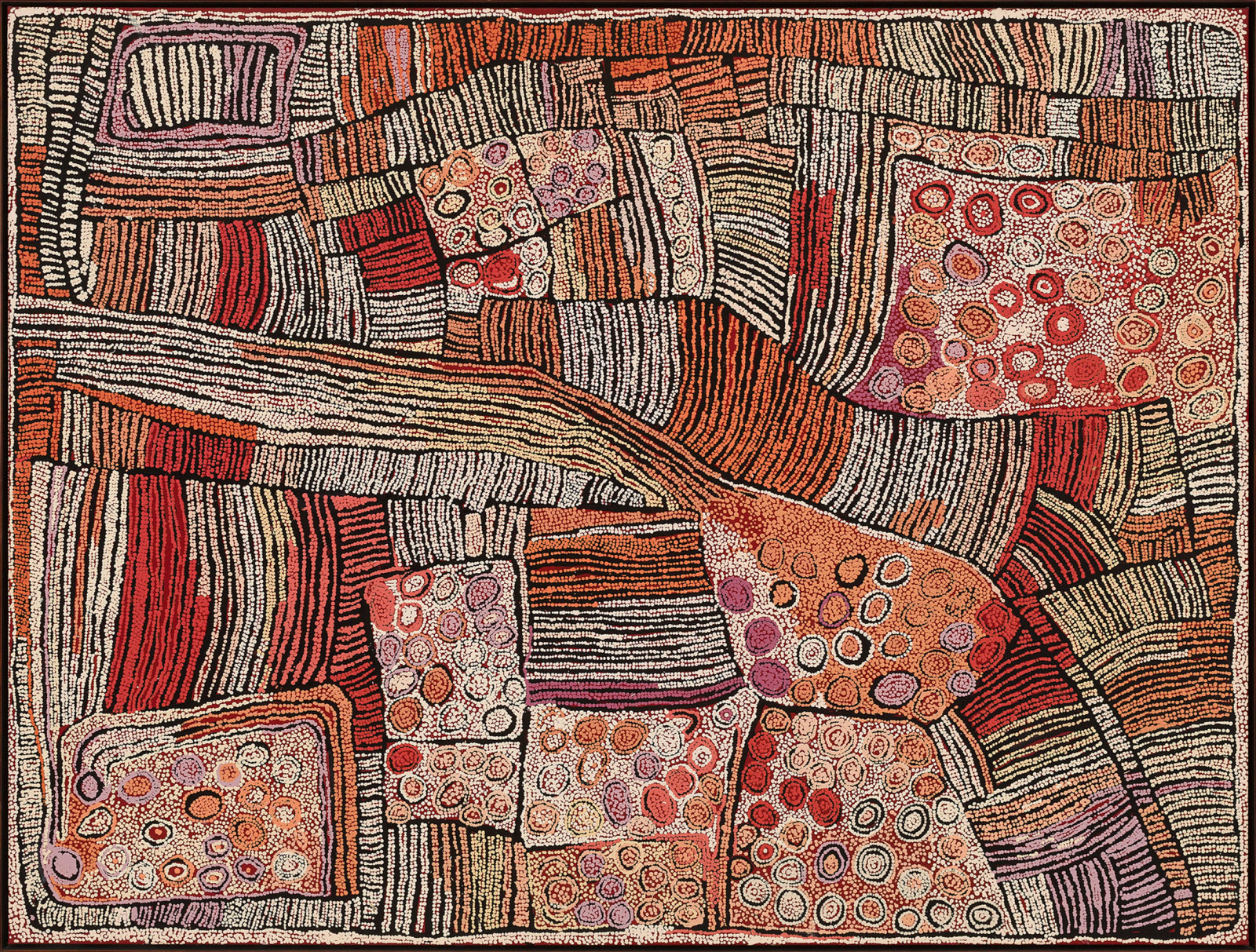 Naata Nungurrayi, Untitled, from the Marrapinti series, 2009