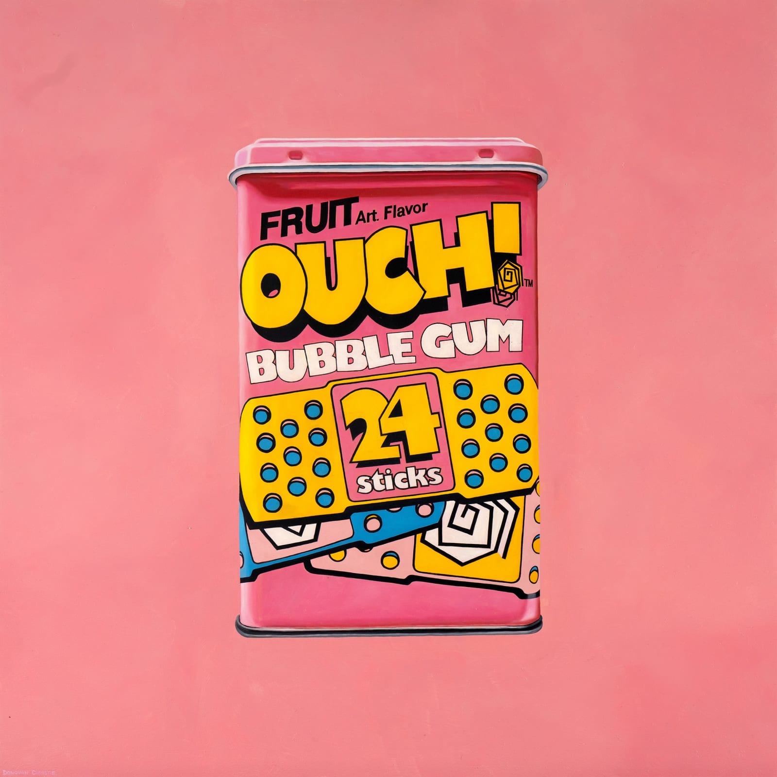 Donovan Christie, Ouch Bubble Gum 92, 2021