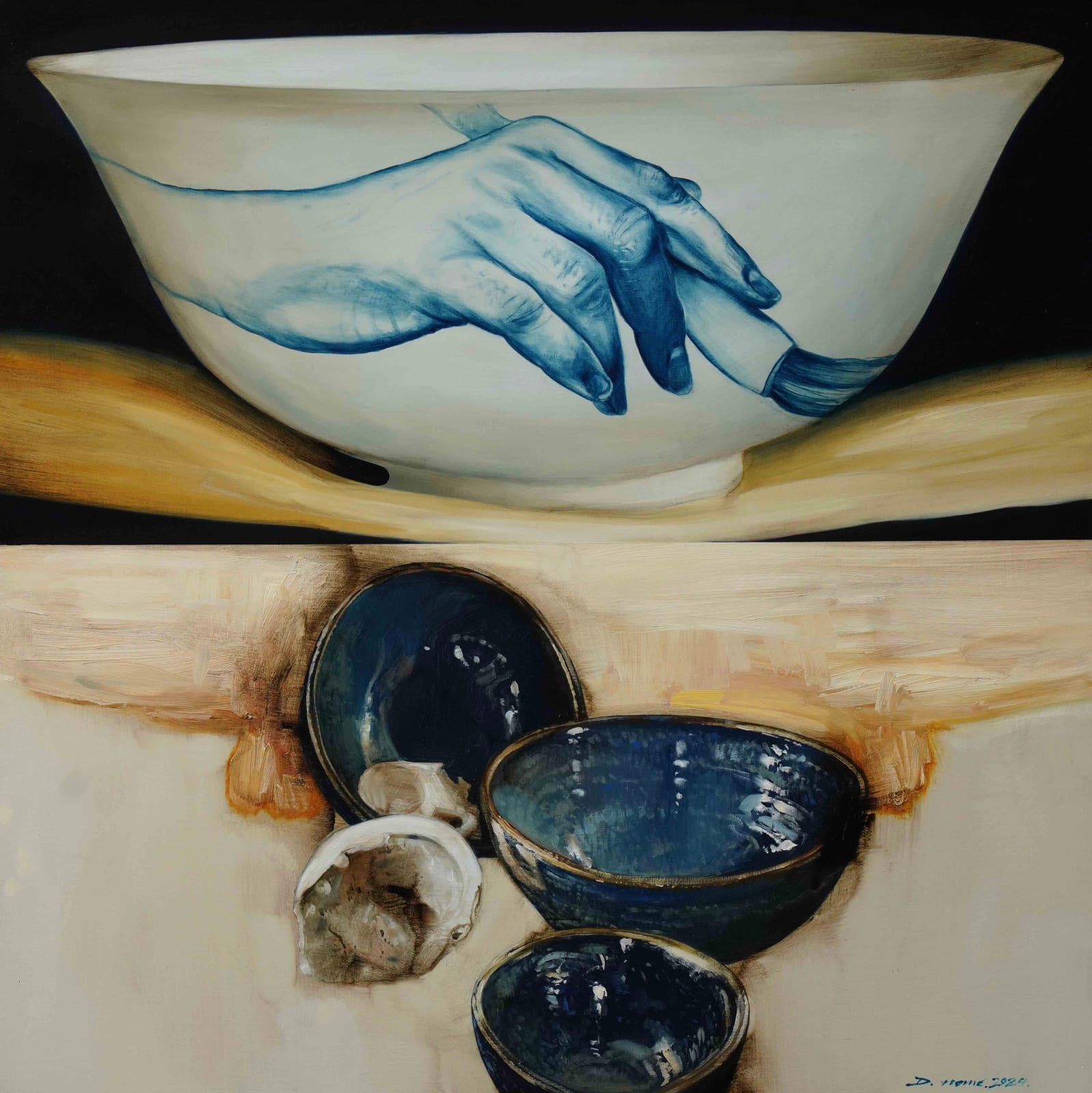 Dean Home, The vessel and the bowls, 2024