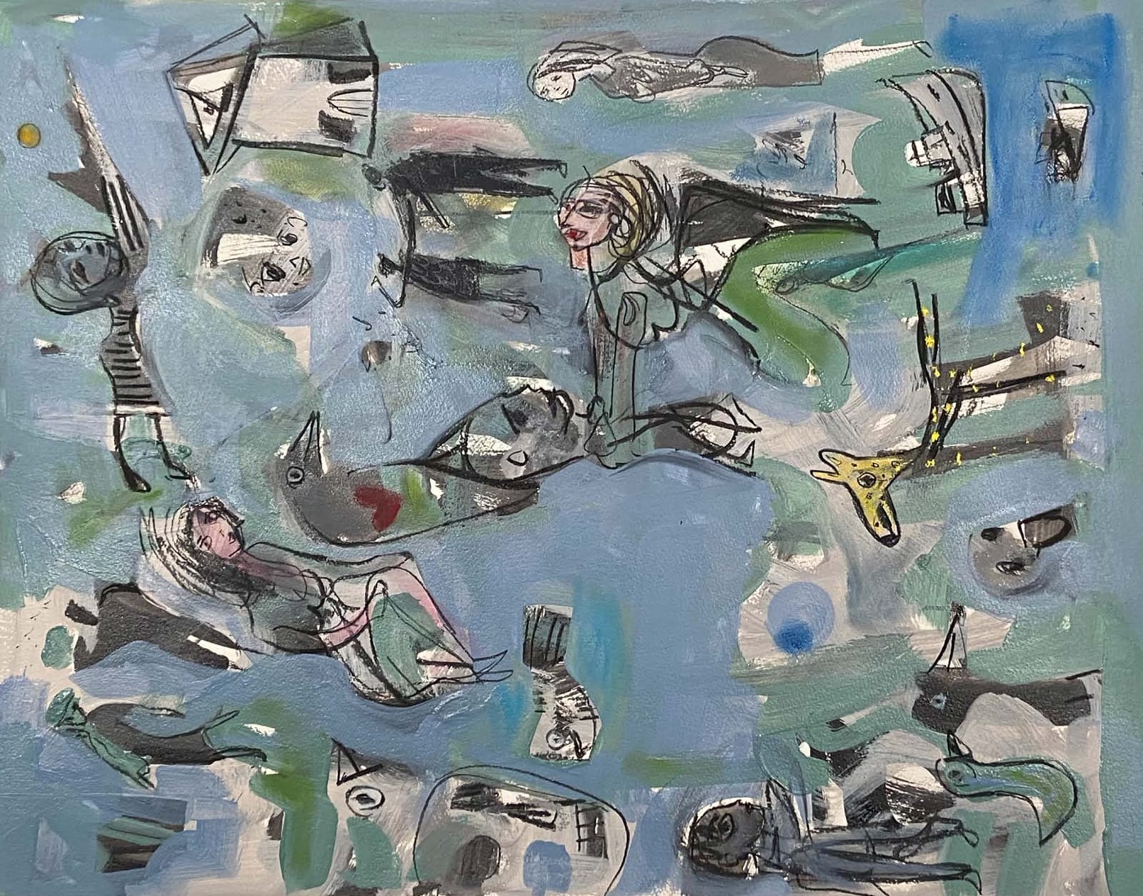 Carlos Barrios, Yellow Dog, 2023