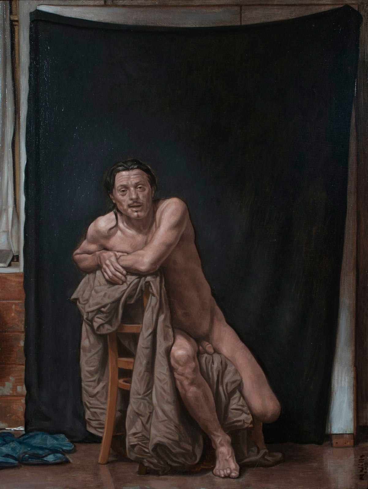 Marcus Wills, Man seated, 2013