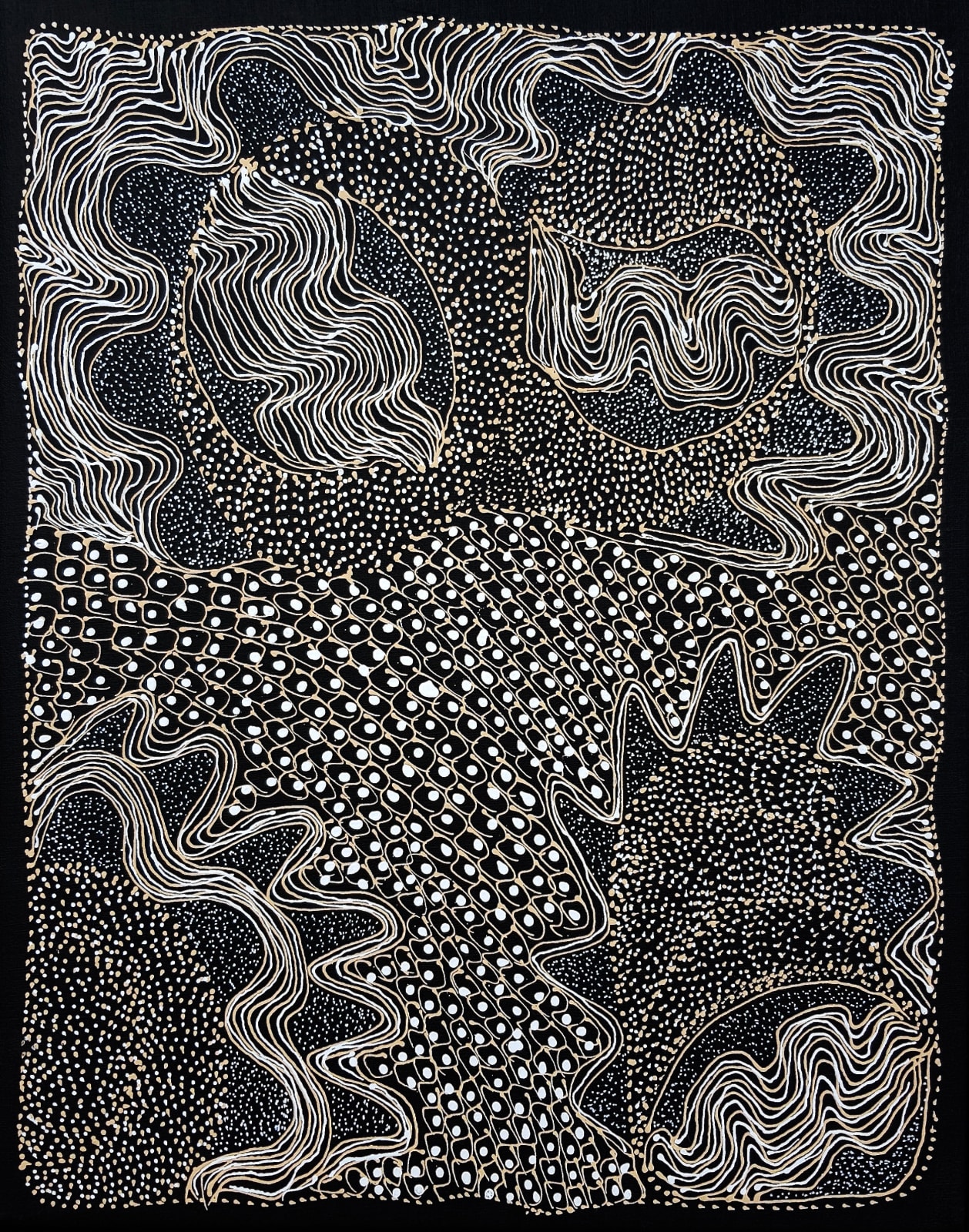 Jorna Newberry, Ngintaka – Perentie #21 [JNKM14622], 2022