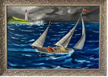 Wayne Magrin, Time to reef down, 2023