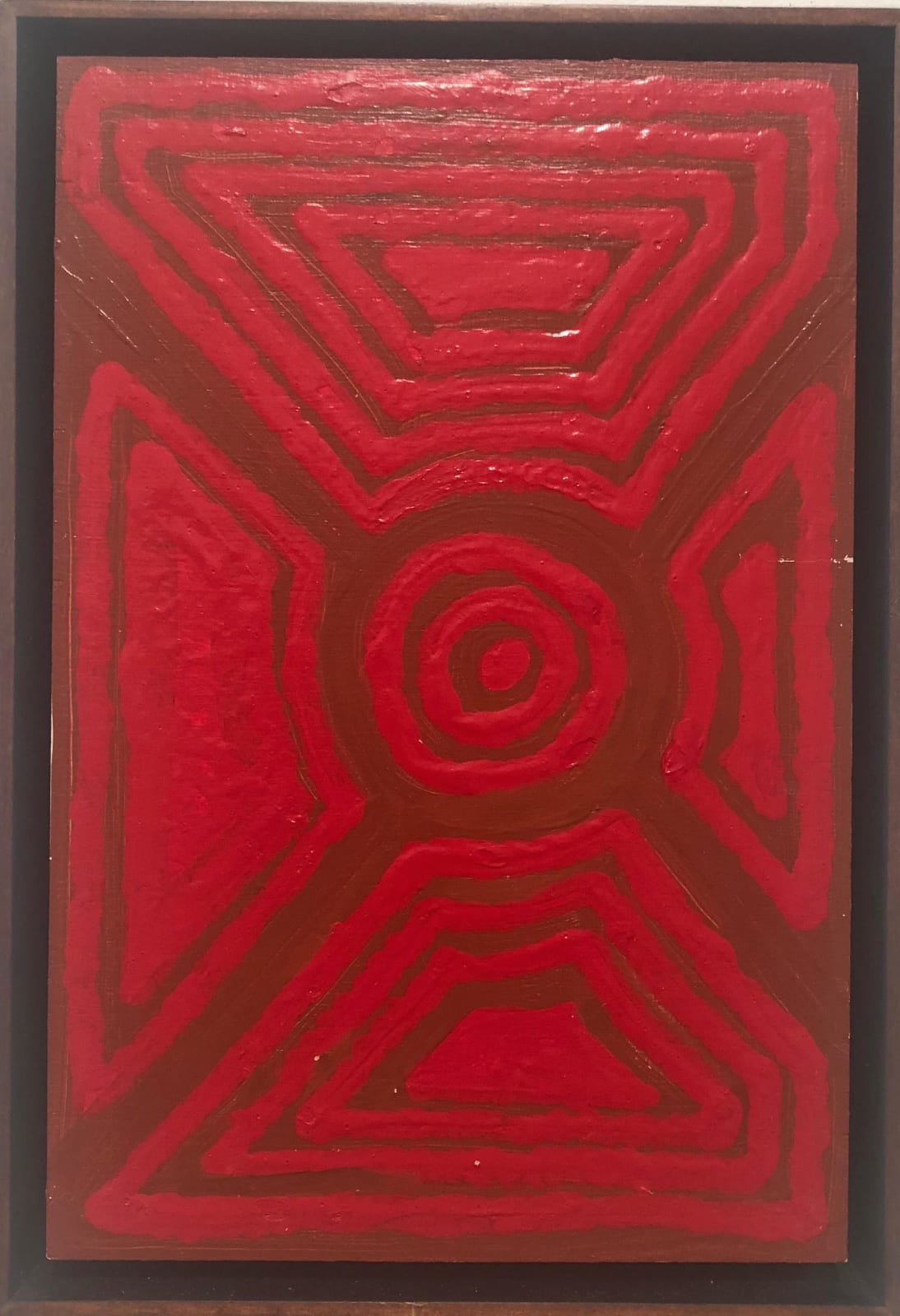 Justin Corby, Title Unknown (red/brown), 2008