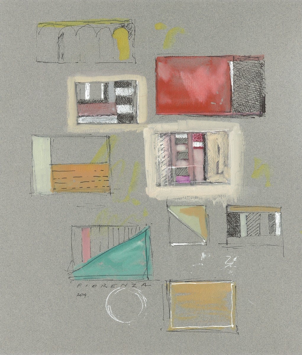 Bruno Leti, Drawing from FIORENZA workbook VIII, 2019