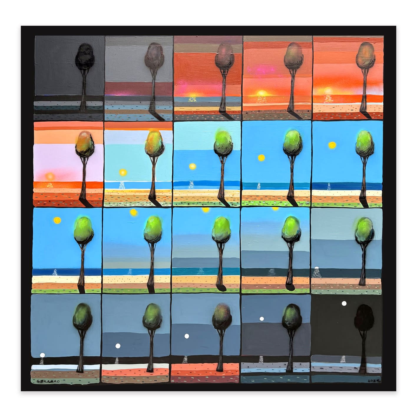 Tom Gerrard, Day at the Beach, 2025