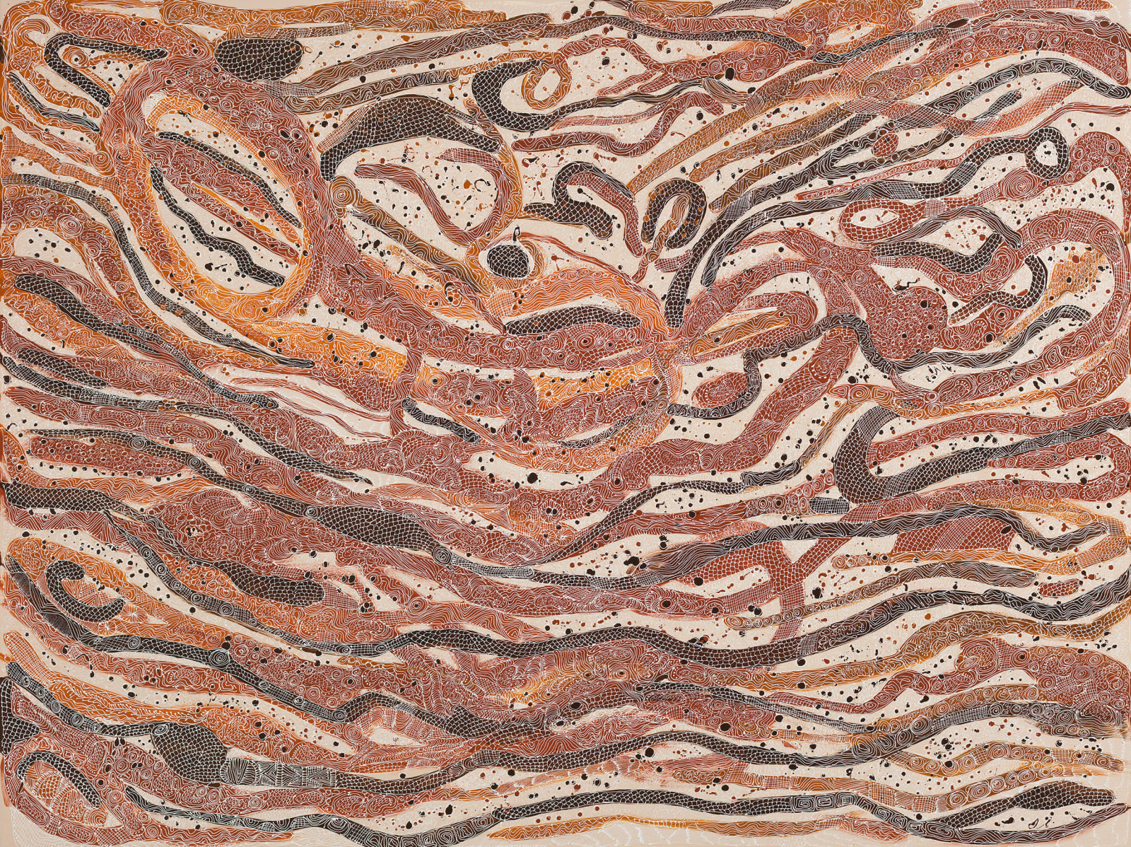 Jorna Newberry, Ngintaka - Perentie #40, 2025