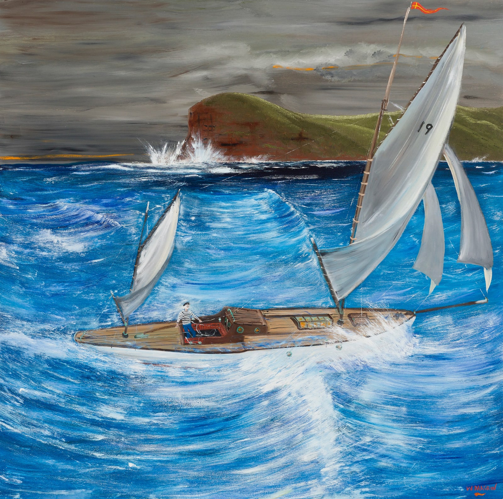 Wayne Magrin, Distant rumble, 2023