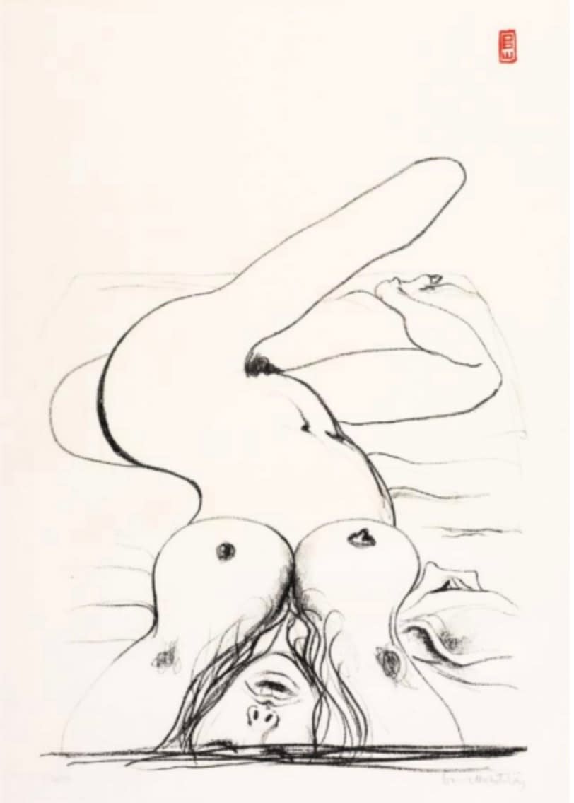 Brett Whiteley, Towards Sculpture 1, 1977