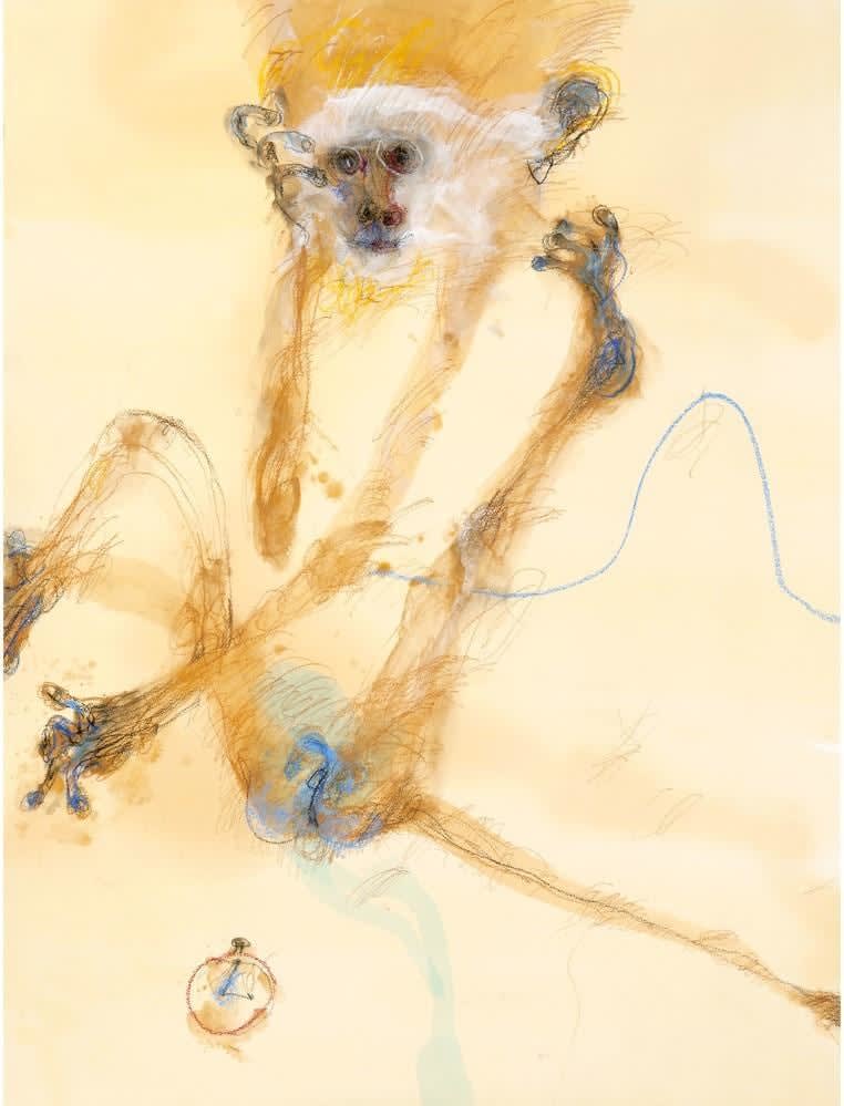 John Olsen, Monkey I, 2019