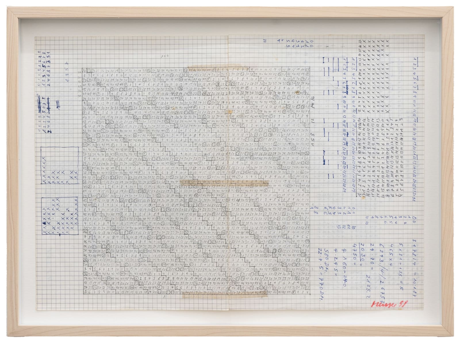 Meuser, Untitled (Lottozeichnung), 1997