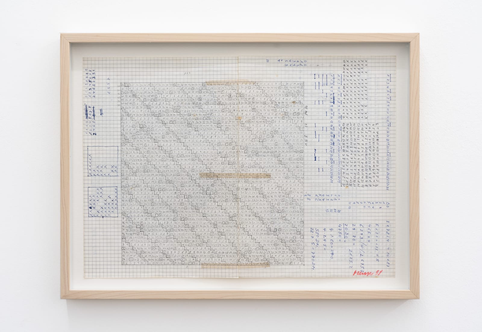 Meuser, Untitled (Lottozeichnung), 1997