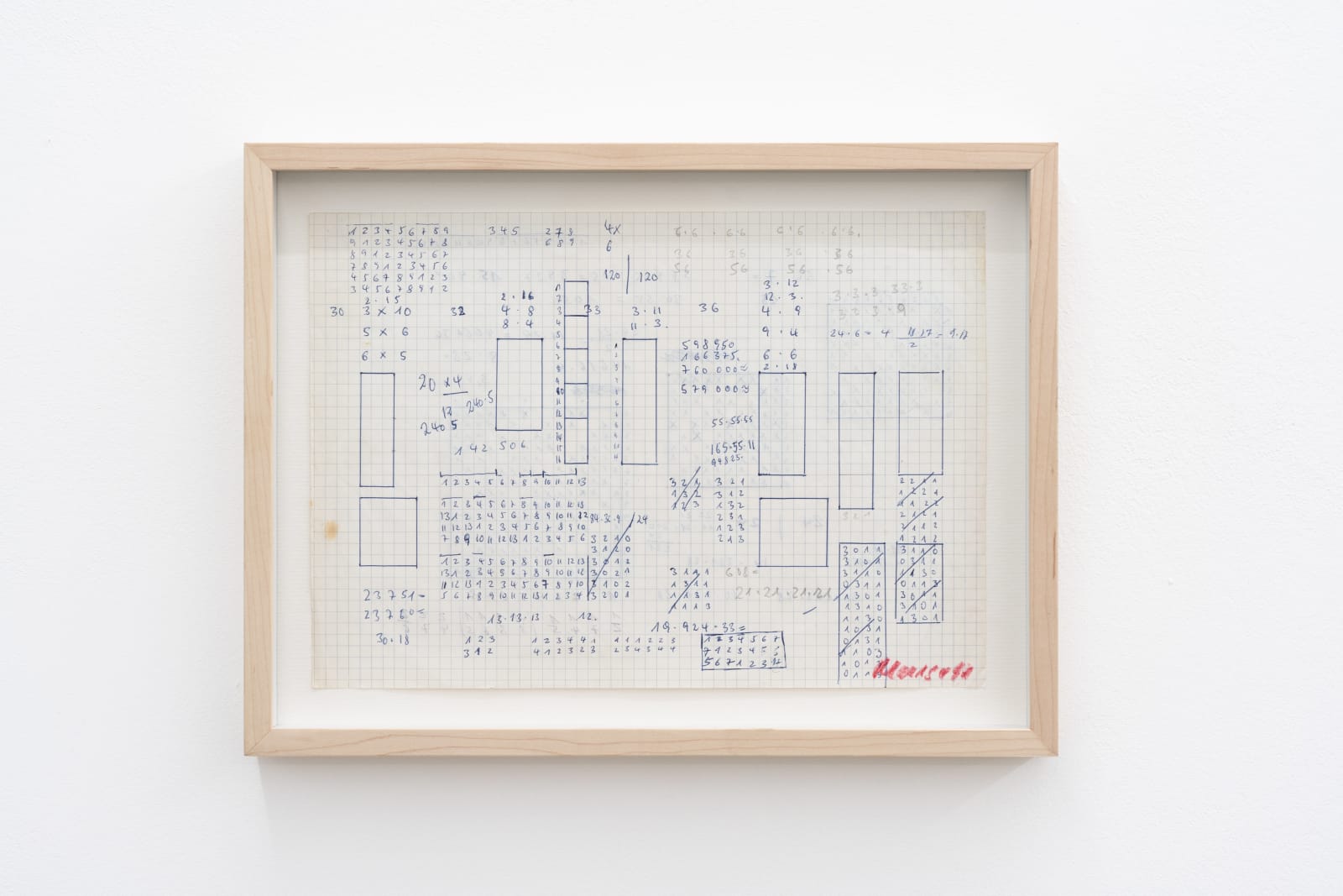 Meuser, Untitled (Lottozeichnung), 1990