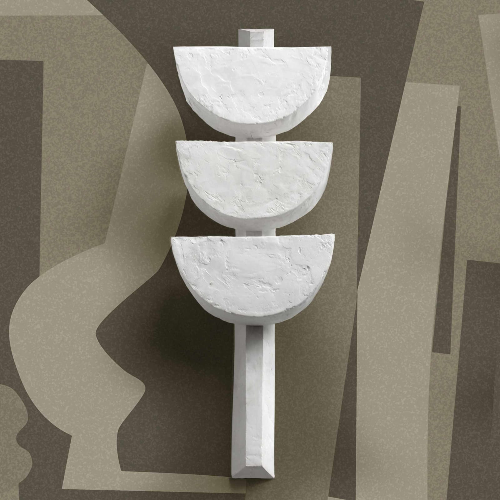 Newlyn on brown background