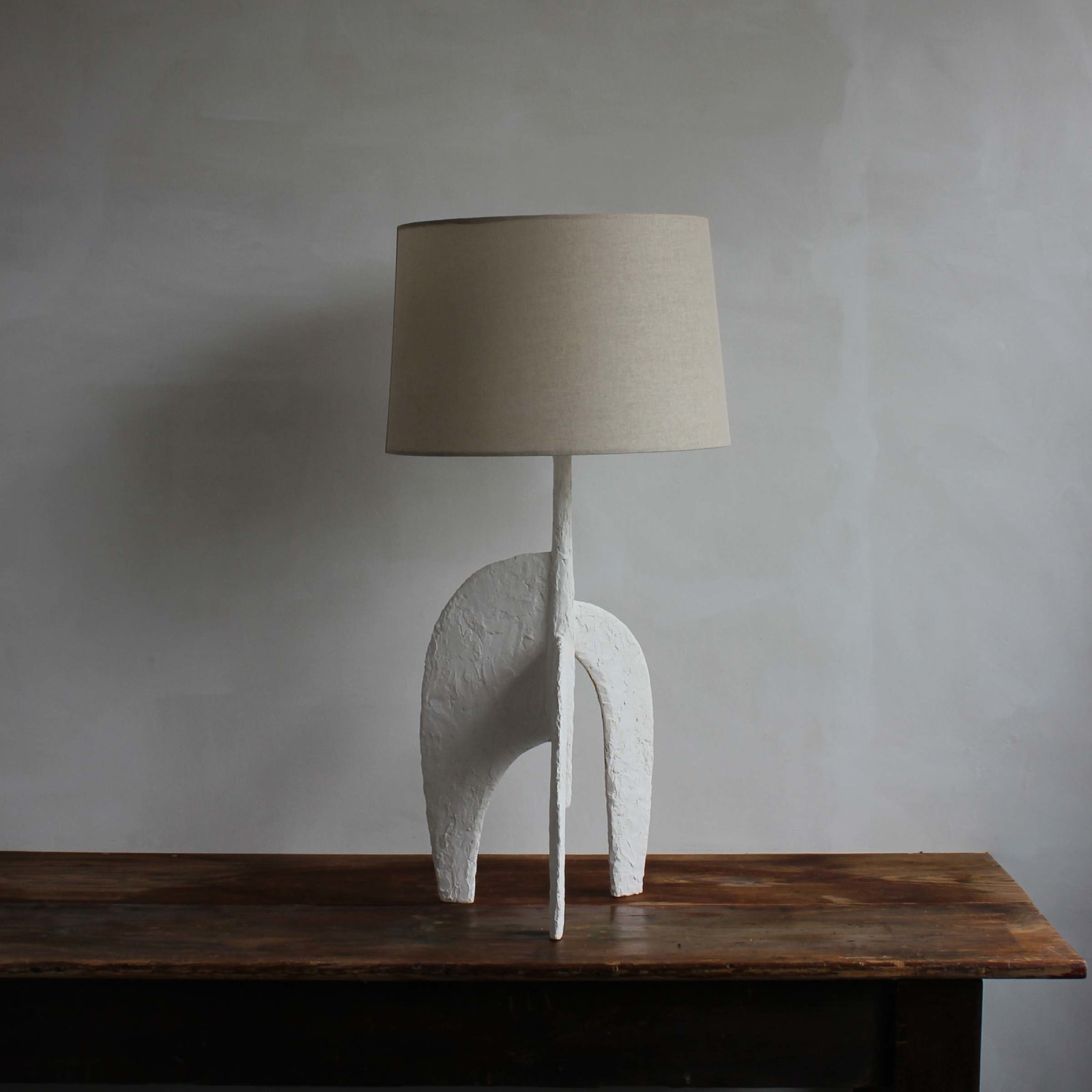 Neo White Marble Lamp angled