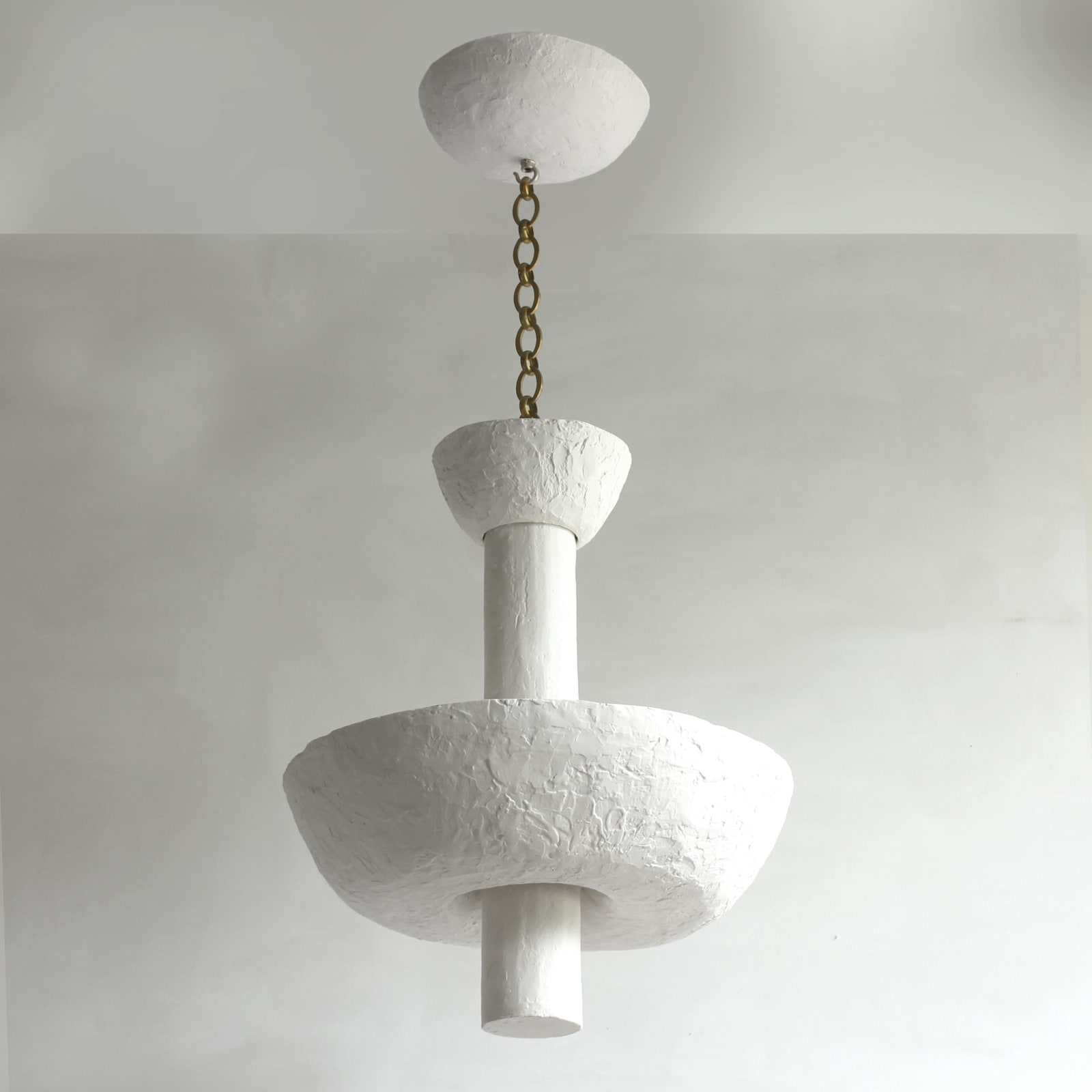 Unlit CIssbury Pendant with chain and ceiling rose
