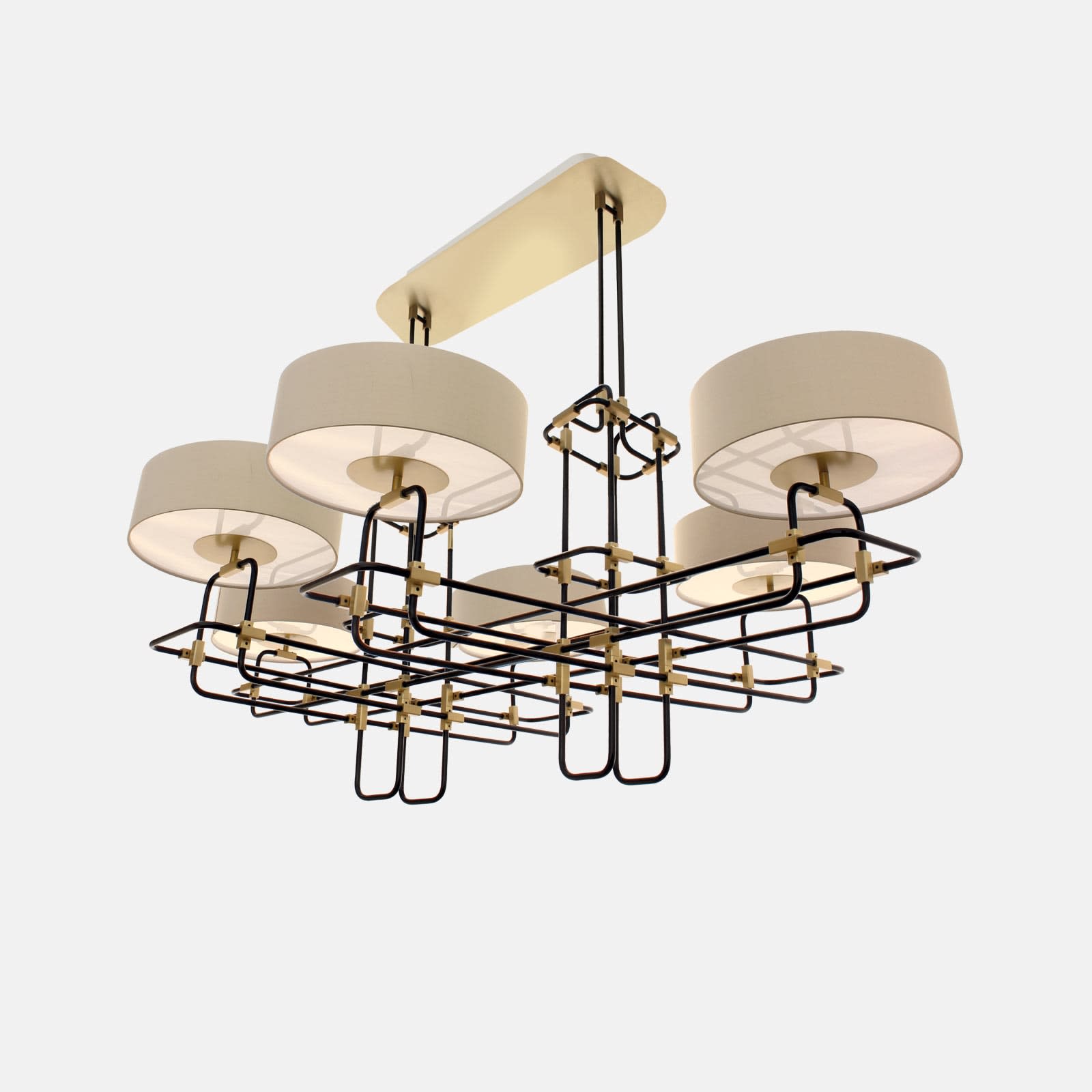 Breuer 6-arm Chandelier