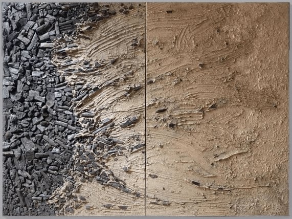 Olesya and Andriy Voznicki, Rebirth Diptych, 2023