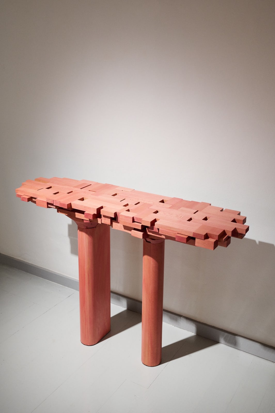 Sho Ota, Surfaced console table, 2022