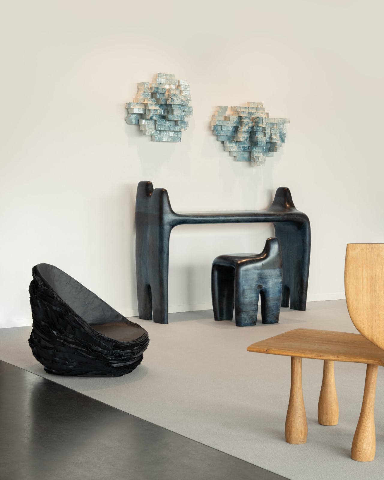 Jordi Sarrate, Indigo Blue console table, 2023