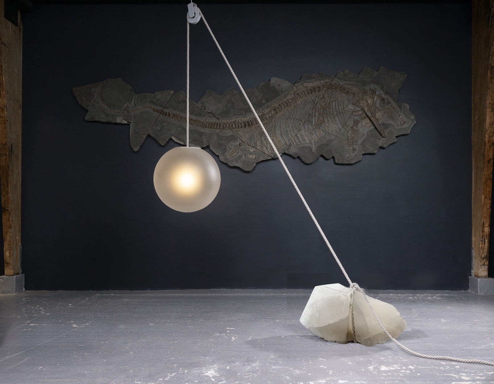 Jesse Visser, Beacon of Light. White Brazil Quartz, 2025