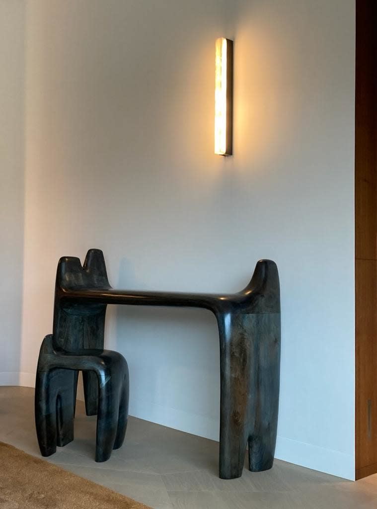 Jordi Sarrate, Indigo Blue console table, 2023
