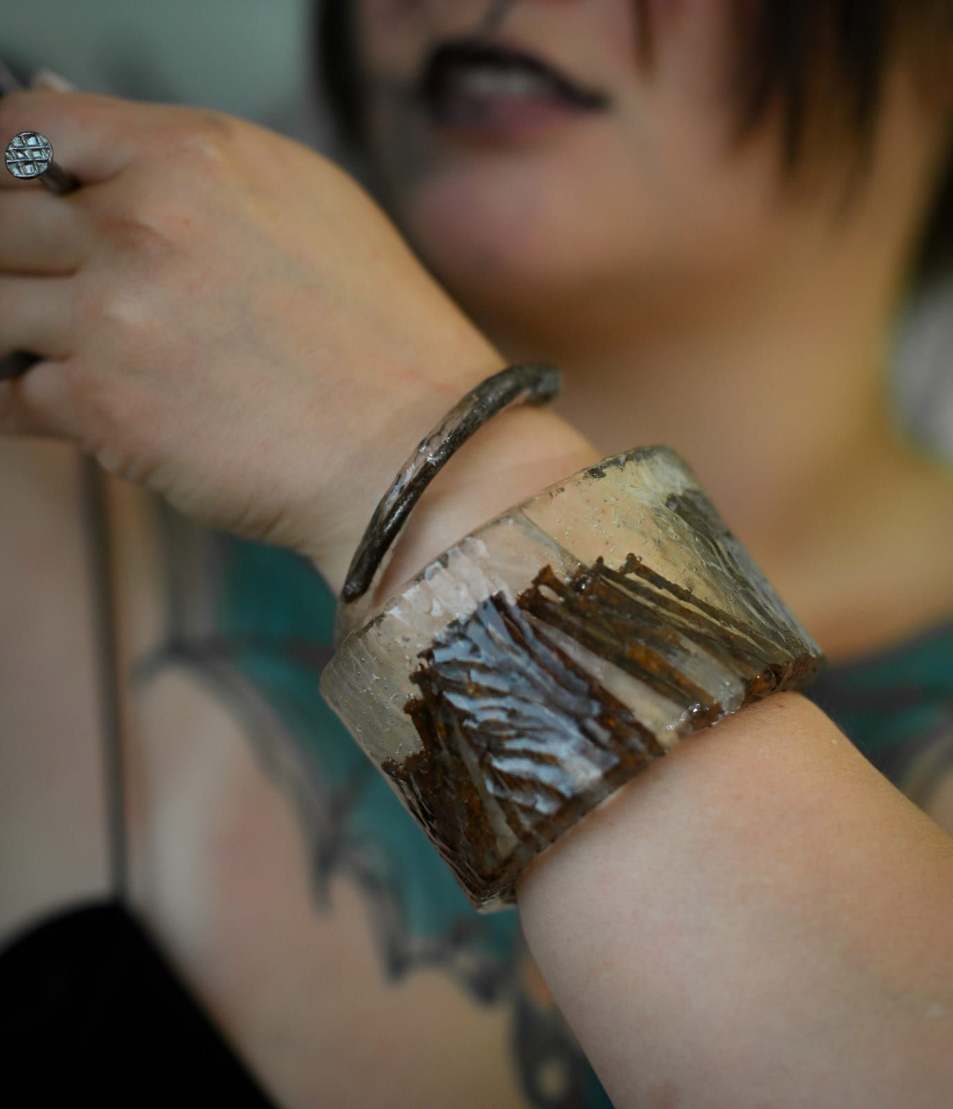 Olexandr Pinchuk, Iron Bangle (thin), 2024