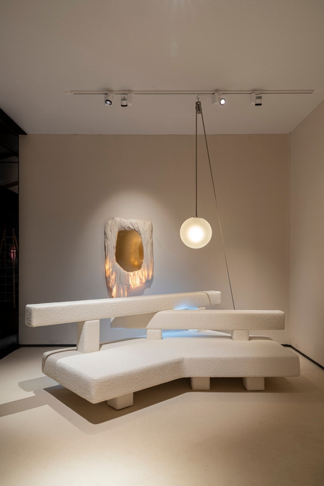 Olexandr Pinchuk, Mirror, Iron & Canvas #3, 2024