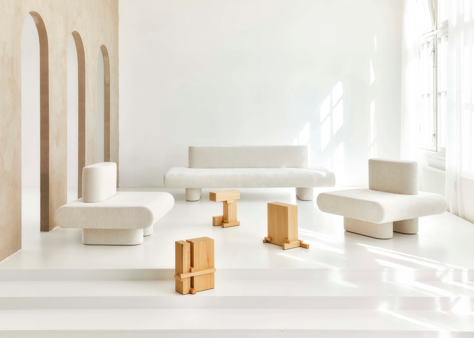 Olga Engel, Flowers lounge sofa, 2021