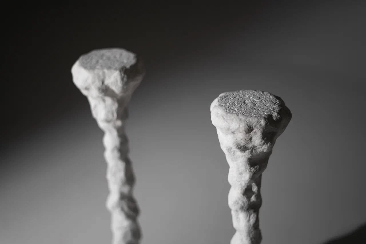 Natalie Katwal, Candelabrum Medium, White Dreams, 2023