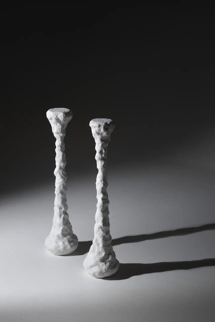 Natalie Katwal, Candelabrum Medium, White Dreams, 2023