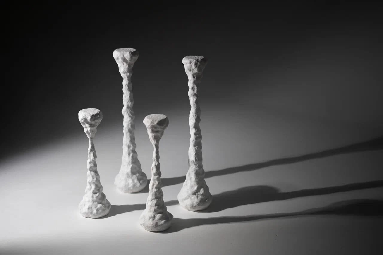 Natalie Katwal, Candelabrum, White Dreams, 2023