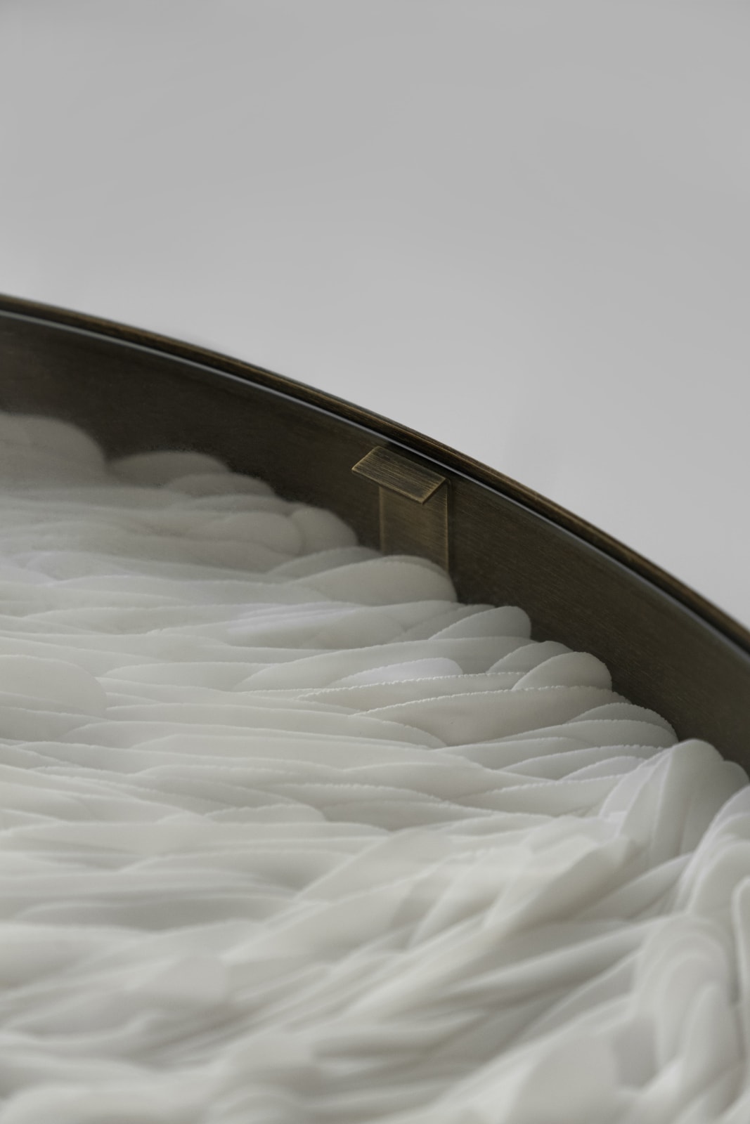 Valeriya Isyak, Vortex Brass & Porcelain table, 2024