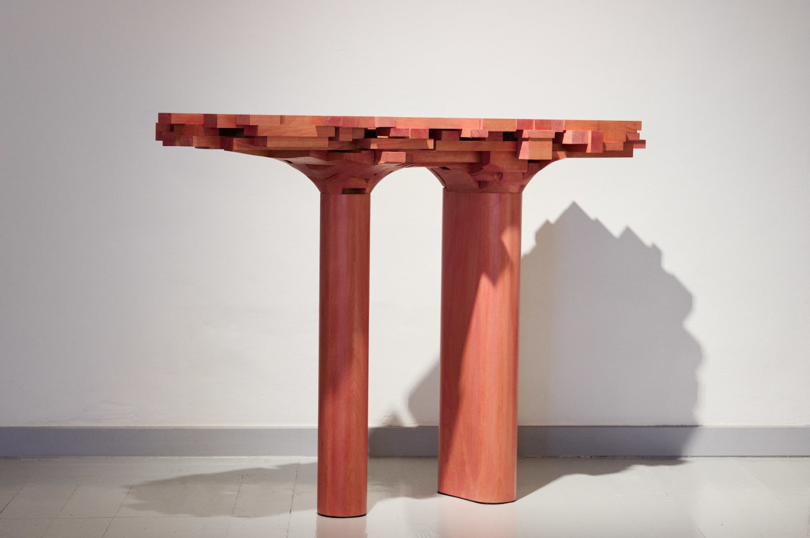 Sho Ota, Surfaced console table, 2022