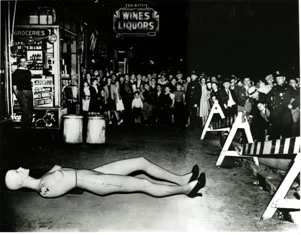 Weegee, Street Scene, New York City, c. 1944