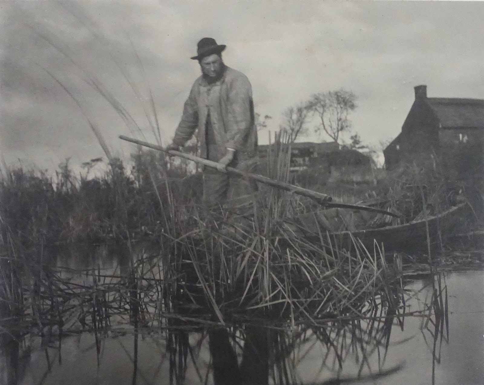 P. H. Emerson, Cutting the Gladdon, 1886