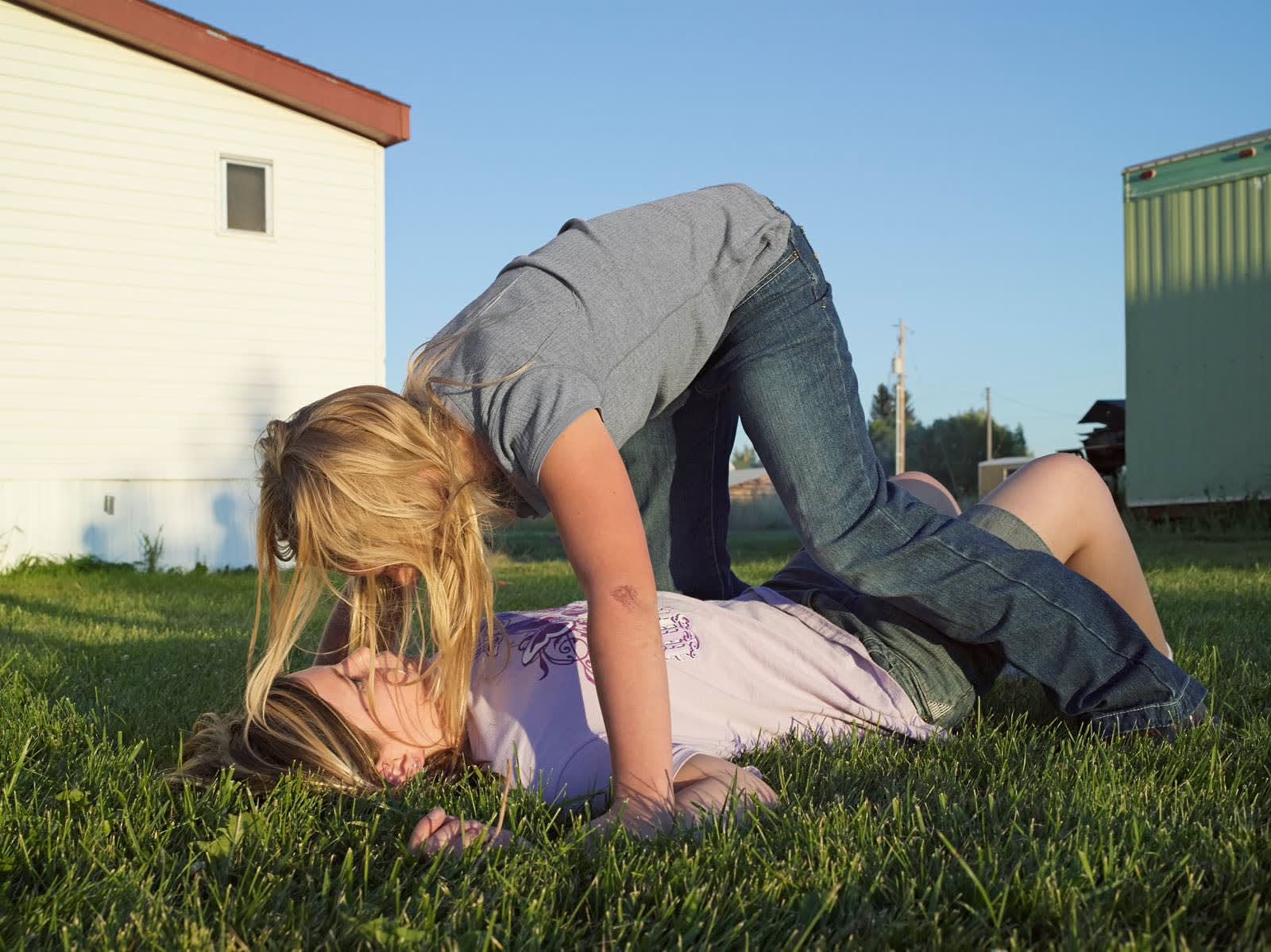 Lucas Foglia, Mia and Burgundy, Cokeville, Wyoming, 2010