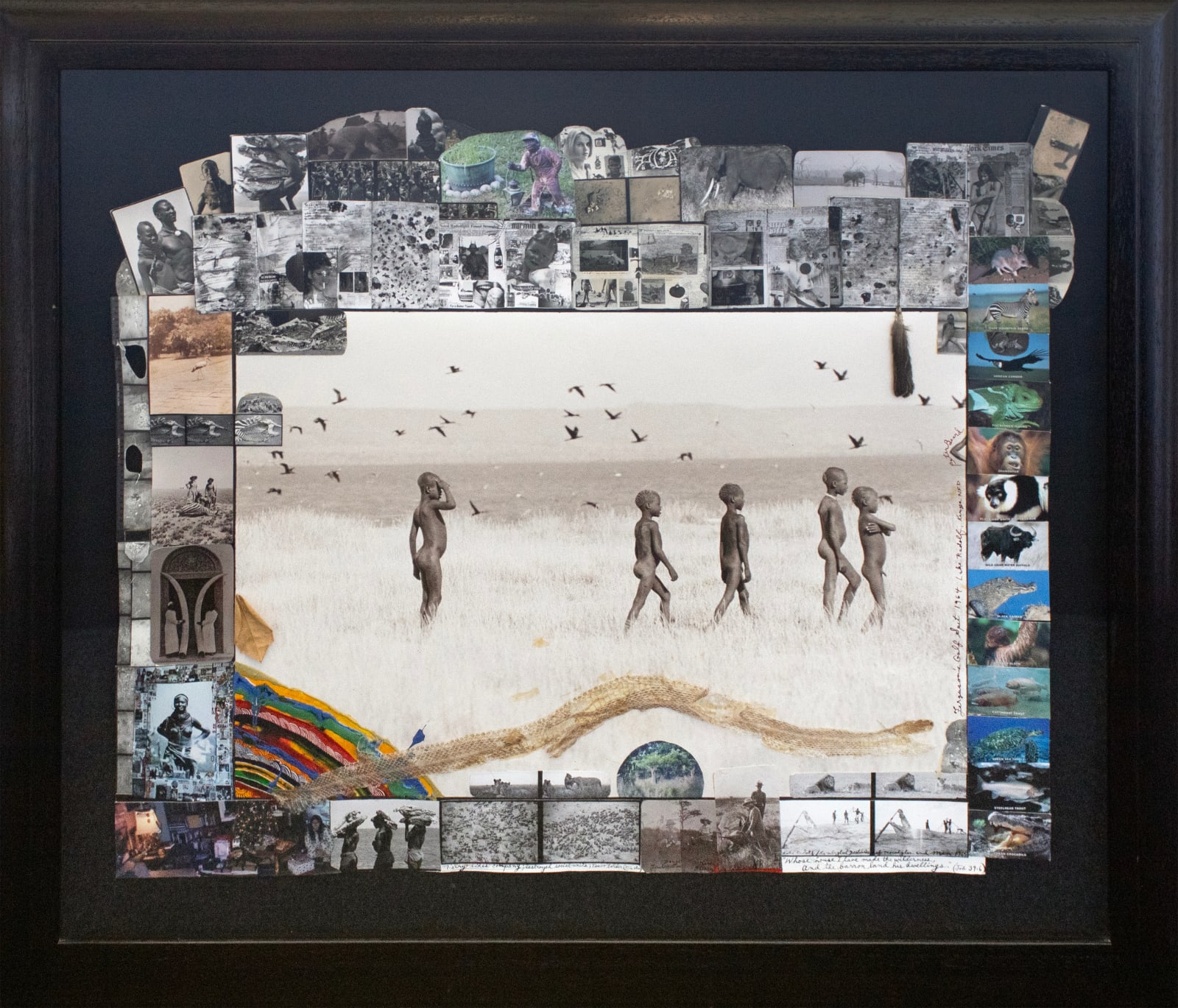 Peter Beard, Fergusons Gulf Spit, Kids and Birds, 1965/2003