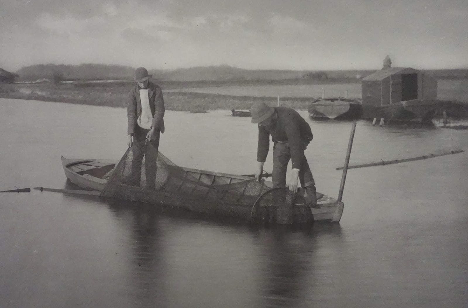P. H. Emerson, Taking up the Eel-Net, 1886