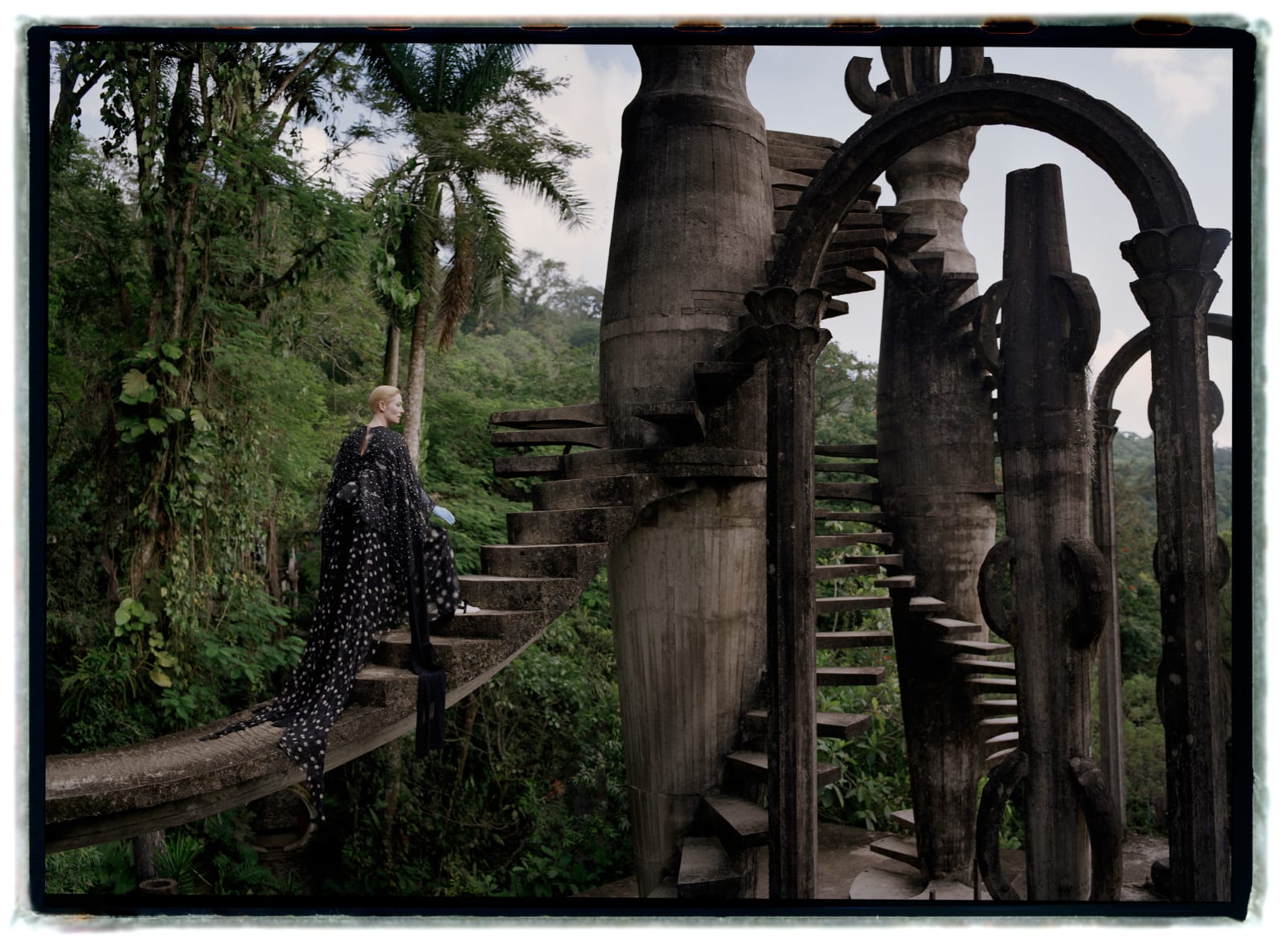 Tim Walker, Tilda Swinton, Fashion: Giorgio Armani, Las Pozas, Mexico, 2012
