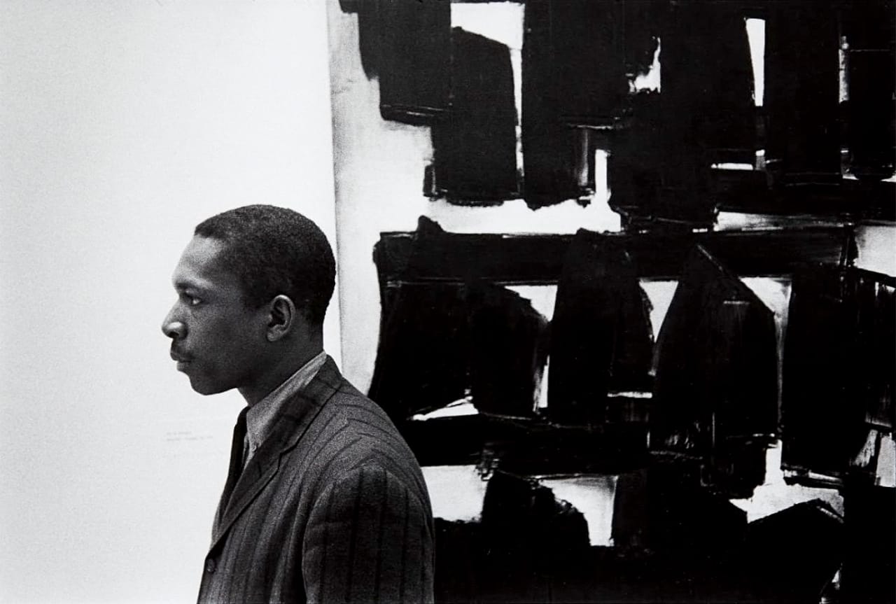 William Claxton, John Coltrane at the Guggenheim, New York City, 1960