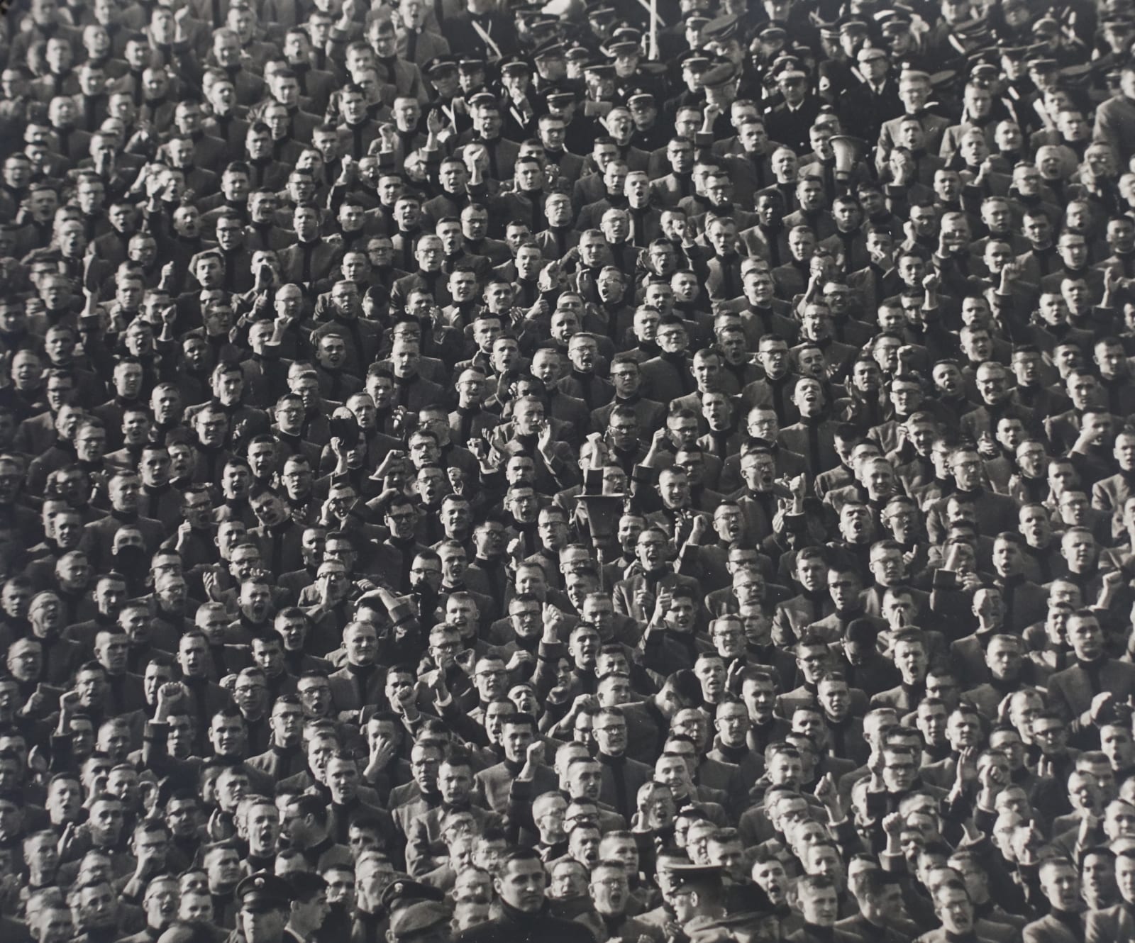 Gerry Cranham, US Army vs Navy football match, Philadelphia, 1963