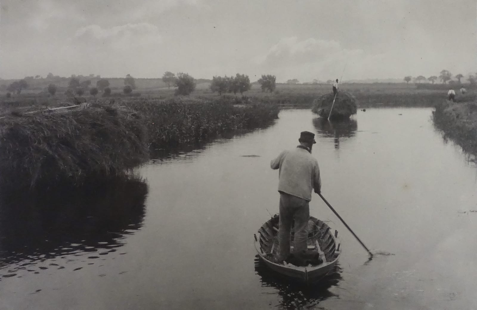 P. H. Emerson, Quanting the Marsh Hay, 1886
