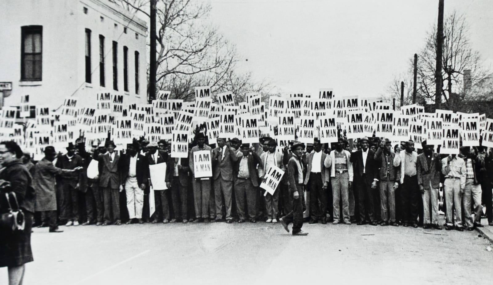 Ernest C. Withers, I Am a Man: Sanitation Workers Strike, Memphis, TN, 1968