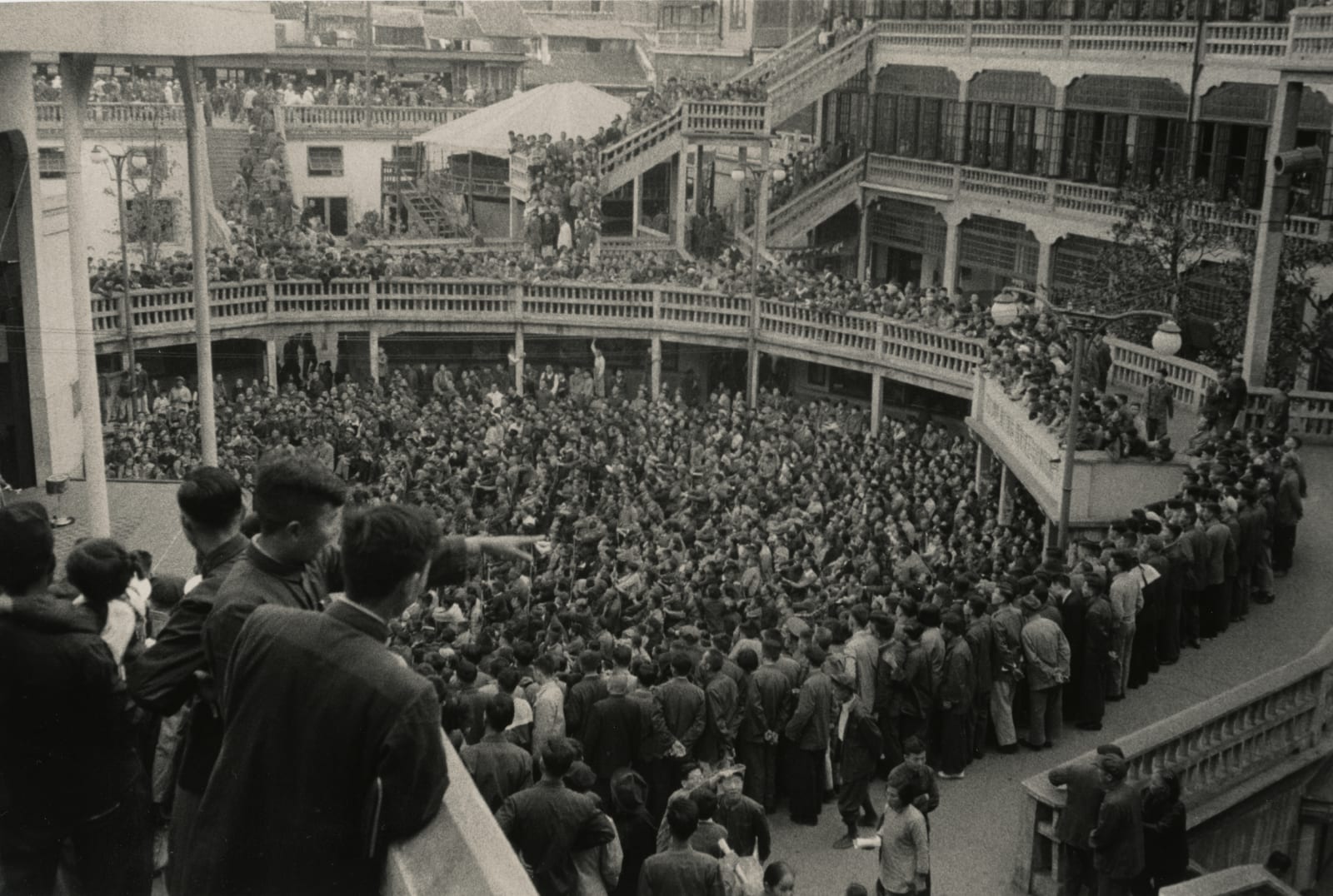 Hiroshi Hamaya, Recreational Field, Shanghai, 1955