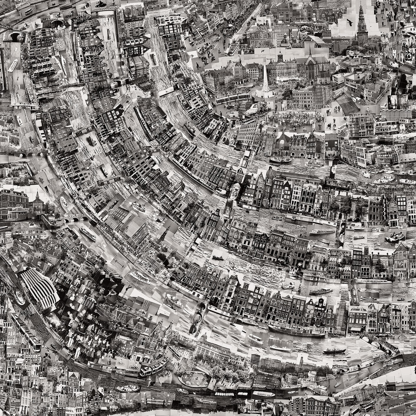 Sohei Nishino, Diorama Map Amsterdam, 2014