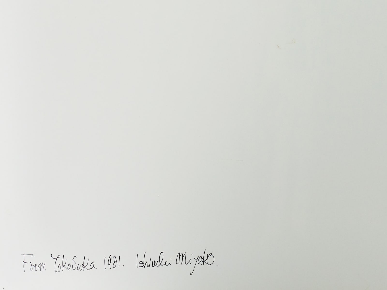 Ishiuchi Miyako, Yokosuka Again, 1981